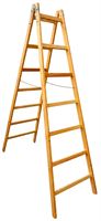 Holzleiter 7 Sprossen 2,25x0,64x0,135m ÖNORM EN 131, Z7-1