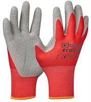 Montagehandschuh ECO GRIP, rot/grau, nahtlos, EN388, Gr. 11, VPE12/120, Z709692