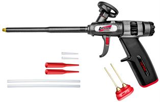 Schaumpistole LO-PRO komplett antihaftbeschichtet inkl. 2 Messingspitzen im Griff, Z781259LO