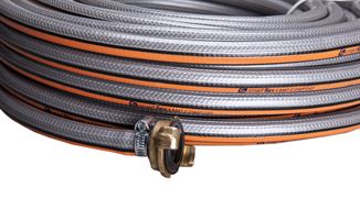 Cev za vodo SMARTFLEX SMT 3/4" cole, sivo/oranžna 9bar kpl. z GEKA spojkami, dolžina 25m, Z80101925K