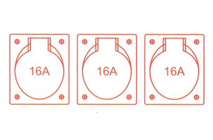 Kompaktni razdelilec iz umetne mase St. Anton 3x5/16 1,5m Kabel 5G1,5, Z9430718