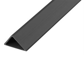 Trikotna robna opažna letvica PVC 20/28mm, votla, dolžina 2,5m/palica, 40palic/vez, 100vez/paleta, ZD20