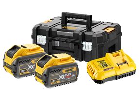 =80= AkuPlus-SET DEWALT® DCB118Y2T 2x54V FLEXVOLT 12,0Ah bateriji + polnilec, ZDCB118Y2T-QW