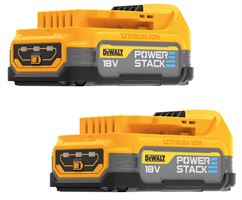=80= Akku-Set DEWALT® DCBP034E2 2x18V 1,7Ah POWERSTACK Akkus, ZDCBP034E2-XJ