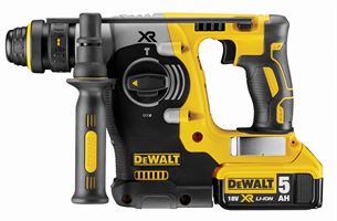 =81= Aku-kombinirano kladivo DEWALT® DCH274P2T 18V 5,0Ah Li-Ion SDS-Plus 24mm, brezkrtačno, ZDCH274P2T-QW