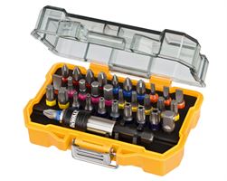 Komplet Bit nastavkov DEWALT® 32-delni PH/PZ/SI/SL/H/TORX z nosilcem nastavkov in sponko za pripenjanje na pas, v škatli,...