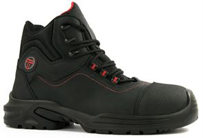 Gradbeni zaščitni čevelj DUSKY, črn, visok, EN ISO 20345:2011 S3 CI SRC, vel. 45, ZDUSKY45
