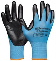 Handschuh G-BASE MIDI, blau/schwarz, 13G Polyester-Strick, EN388, Gr. 9, VPE12/120, ZEP76000709