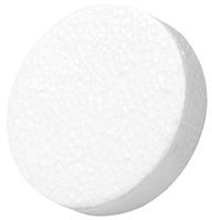 Polystyrol-Rondelle weiß 67mm, 100Stk/Sack 160Sack/Pal, ZKS100