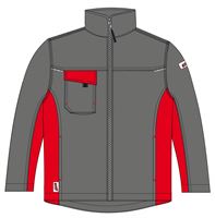 Bundjacke LO-ACTIVE anthrazit/rot 245 g/m² Gr. 50 VPE5, ZLO-ACTAR-BJ50