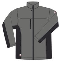 Softshell-Jacke LO-ACTIVE anthrazit/schwarz 300 g/m² Gr. 50 VPE5, ZLO-ACTAS-SJ50
