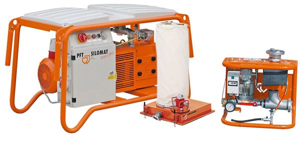 Transportna naprava PFT SILOMAT TRANS PLUS DF Q 105 5,5kW z vpihovalnim pokrovom, Z00238164SET