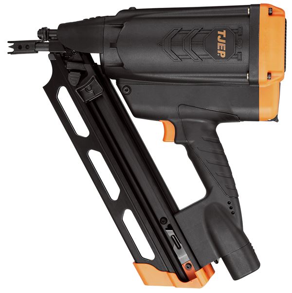 =81= Akku-Streifennagler TJEP GRF 34/90 GAS 3G 7,2V 2,5Ah Li-Ion inkl. 2 Akkus, Ladegerät, Z100205