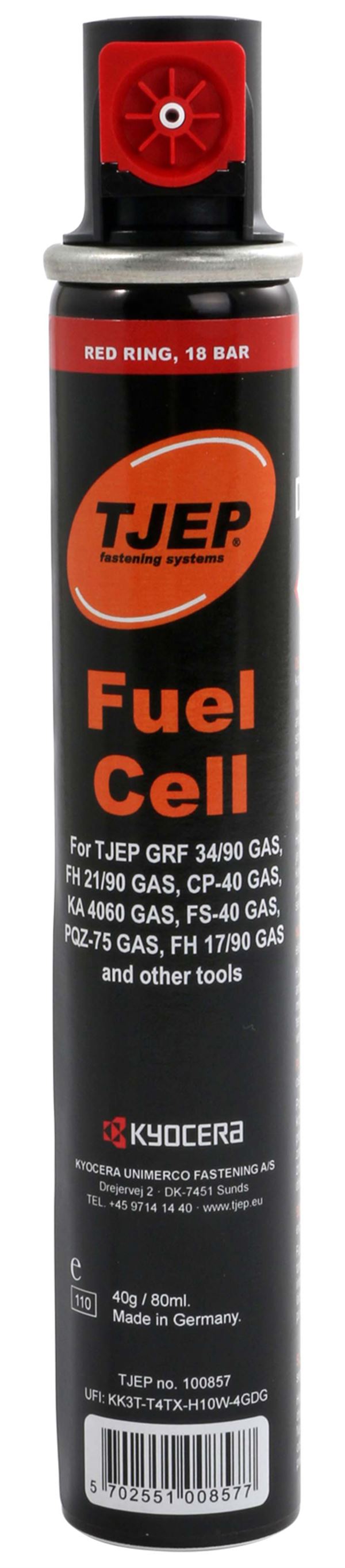 =§= Ganzjahresgas mit rotem Ring 80ml, 18bar, für TJEP GRF 34/90 GAS, 12Stk/Kart, Z100857