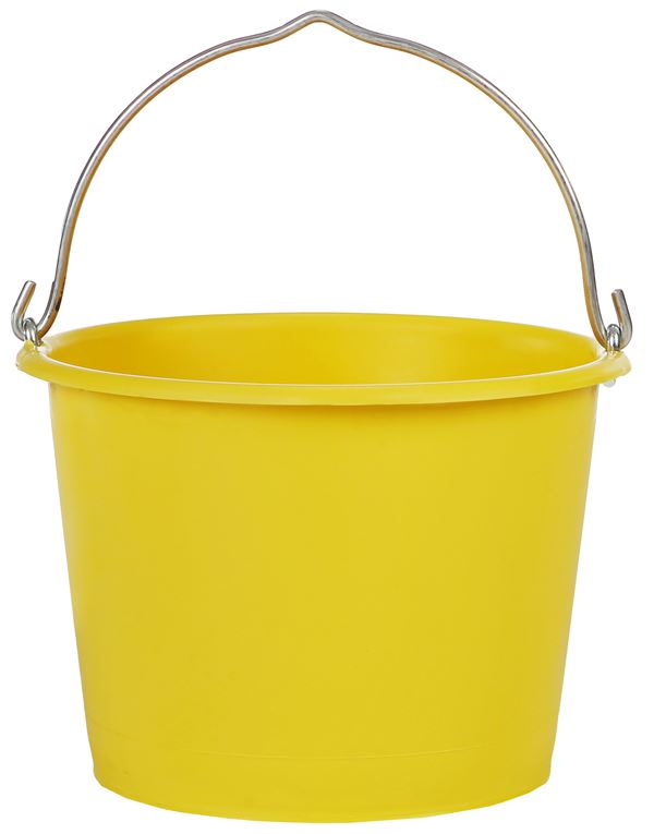 Vedro rumene barve 12 litrov, za dvigalo 600kos/paleta, Z1101226