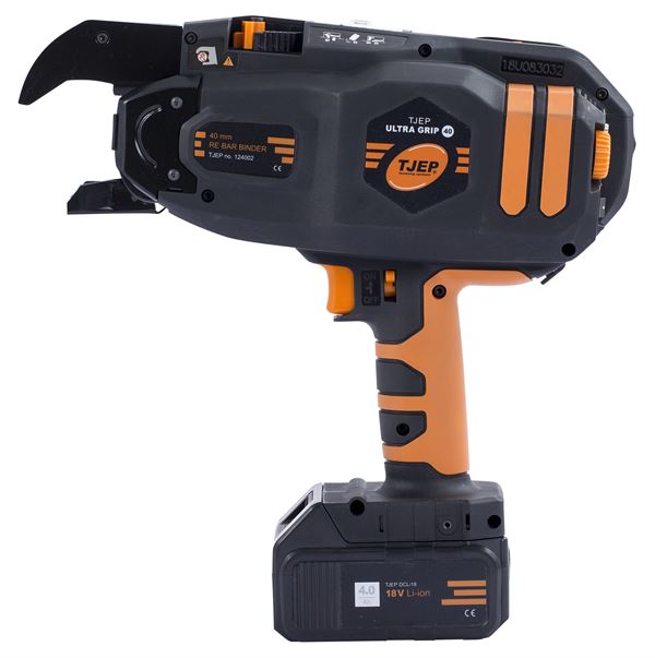 Vezalec armature TJEP ULTRA GRIP 40 2 Aku bateriji, polnilec, žica, v kovčku, Z124002