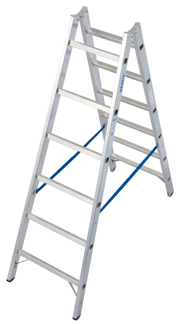 Dvokraka alu lestev KRAUSE® STABILO® 2x6 prečk 1,80m, DV= 3,05m, teža 6,3kg, Z124906