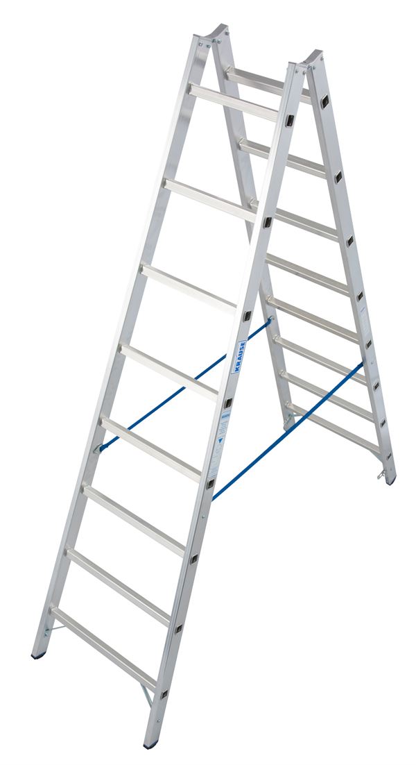 Dvokraka alu lestev KRAUSE® STABILO® 2x8 prečk 2,35m, DV= 3,55m, teža 8,5kg, Z124920