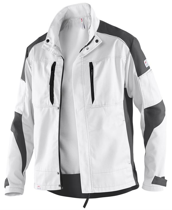 Jakna KÜBLER ACTIVIQ bela/antracit 270 g/m² vel. S, Z12501097S