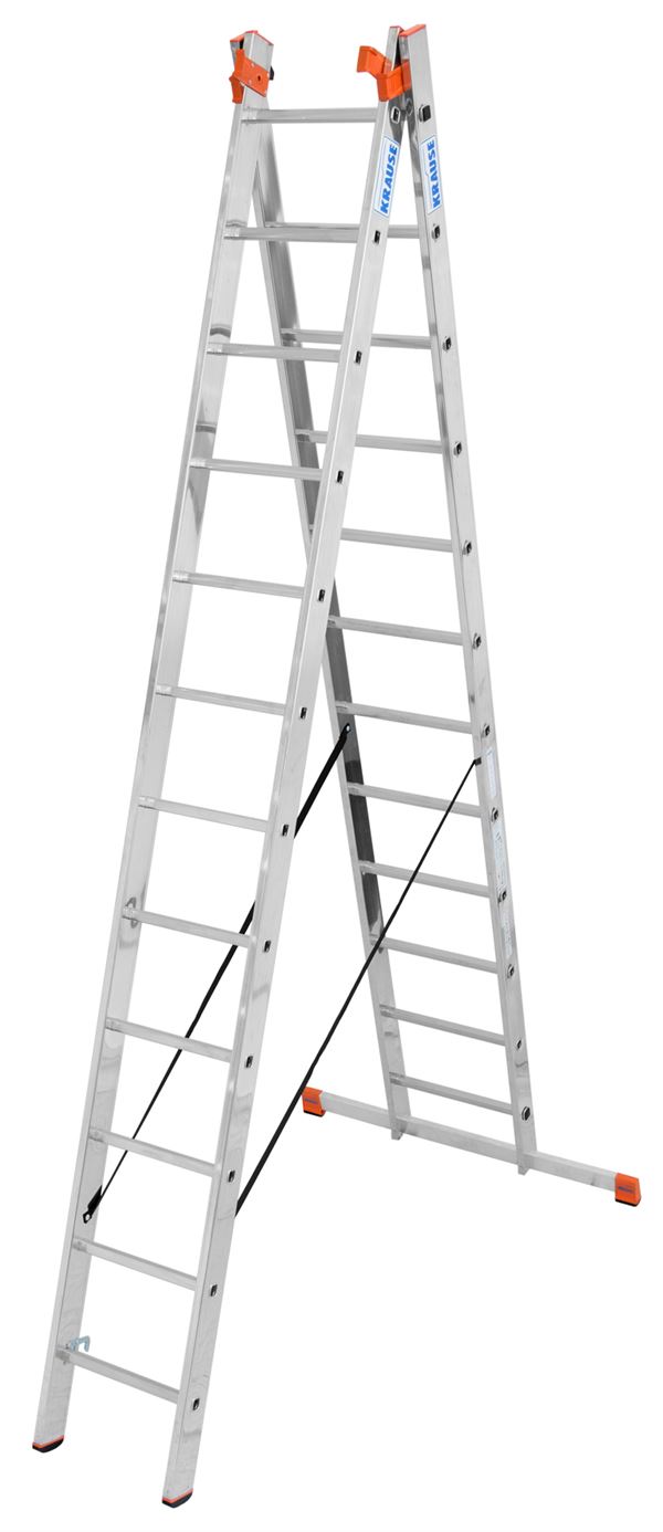 Raztegljiva alu lestev KRAUSE® MONTO® TRIBILO® 3x12 stopnic 8,60m,, Z129789