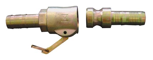 Spojka za gumi-cev za transport malte 25mm MT z nastavkom LW 24 - ženski del, Z1990X