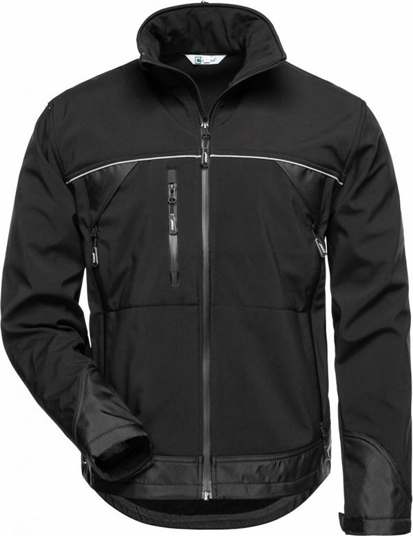 Jakna Softshell ALPHA ELYSEE®, črna/črna, vel. S, P10, Z20001S
