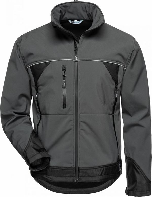 Jakna Softshell BETA ELYSEE®, sivo/črna, vel. XL, P10, Z20002XL