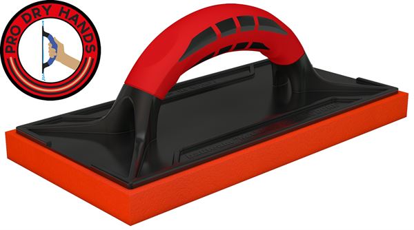 Zaribalka COMMODORE oranžna fina pena 280x140x20mm P65, Z22635KO