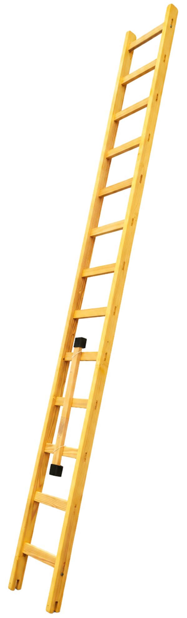 Holzanlegeleiter 13 Sprossen 4m ÖNORM EN 131 mit Stabilisator, Z24-2