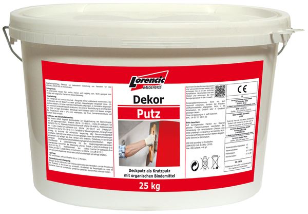 Dekor-zaključni omet-praskan 3,0mm, barvni,poraba 3,9kg/m², 25kg/vedro, 32veder/pal, Z2509325LO