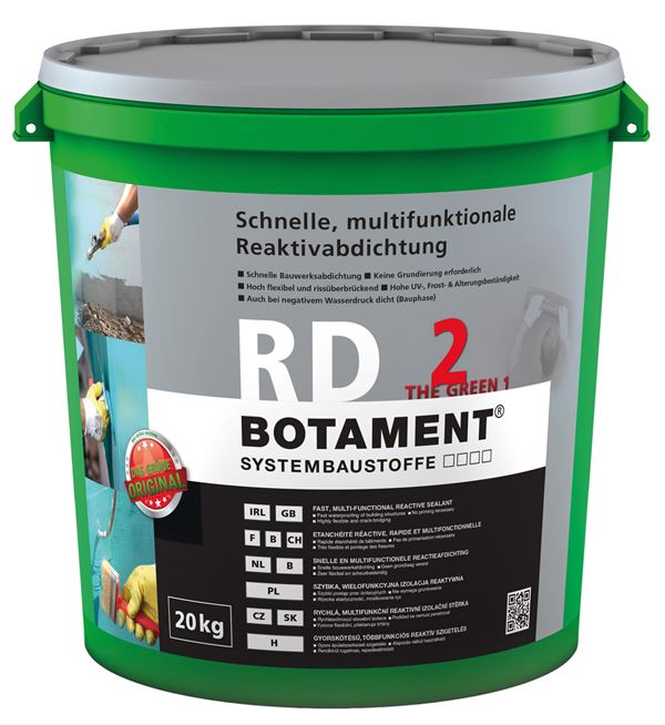Reaktivna hidroizolacija 2K BOTAMENT RD 2 zelena 20kg/vedro 18veder/pal, Z341006003