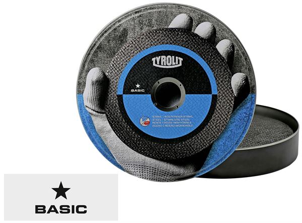 Rezalna plošča jeklo "super tanka" 41 125x1,0x22,23mm A60Q-BFB TYROLIT 10kos/paket, Z34427331