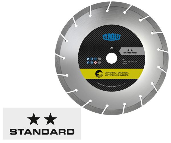 Diamantsägeblatt Standard C73 125x2x22,23mm DCU TYROLIT, Z34499935