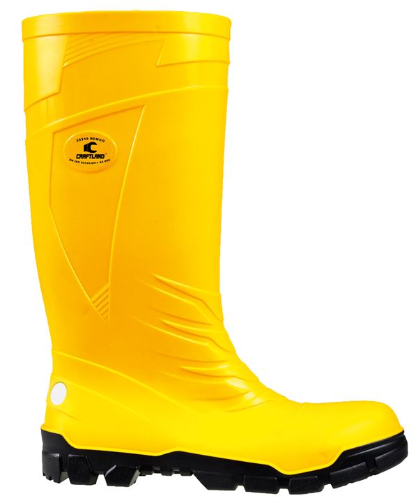 PVC-Sicherheitsstiefel RONCO CRAFTLAND® gelb, EN ISO 20345 S5 SRC, Gr. 41, Z3531041