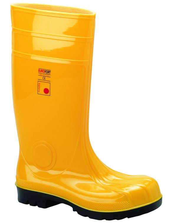 PVC-zaščitni škorenj EUROFORT EN ISO 20345 S5 SRC, rumen, vel. 41, Z3536141