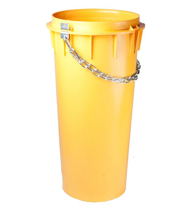 Drča za gradbeni odpadni material, rumena L=1,1m, premer=40-50cm, Z4816300