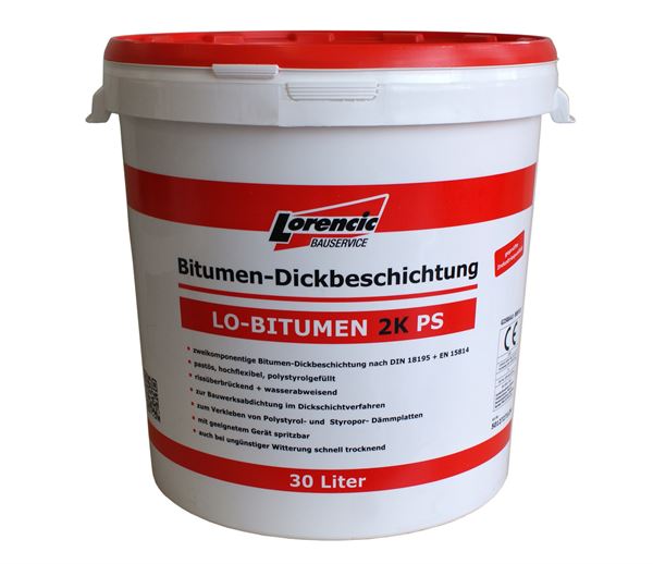 Bitumenski debeli premaz LO-Bitumen 2K PS 30l/vedro 18veder/paleta., Z50127271LO