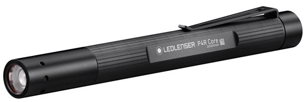 =81= LED-Akku-Taschenlampe P4R CORE 200 Lumen inkl. Akku, Taschenclip, Ladekabel, Z502177