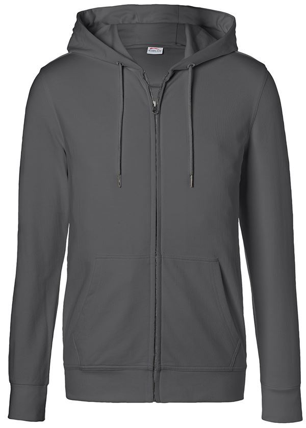 Jopa s kapuco KÜBLER SHIRTS antracit 300 g/m² vel. L, Z502297L