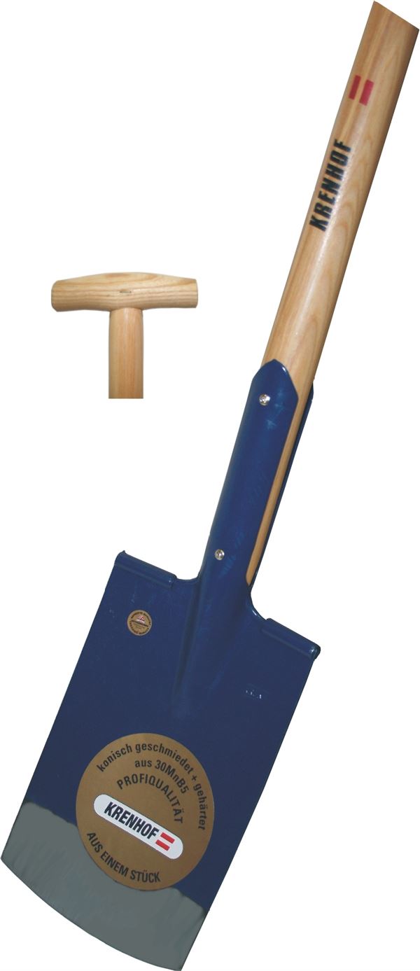 Zasadilna lopata KRENHOF s T-ročajem 18x29 1,50kg kovana iz enega kosa, Z506SD5