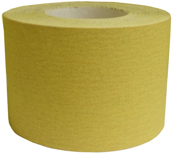 Schleifpapier gelb Körnung 100 115mm 50lfm/Rolle, Z542C7100LO
