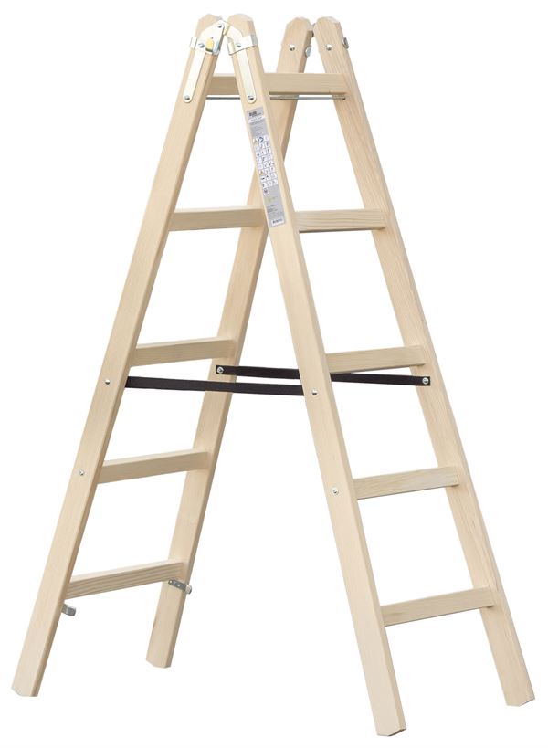 Lesena lestev 5 prečnih letev 1,62x0,48x0,13m, Z5X