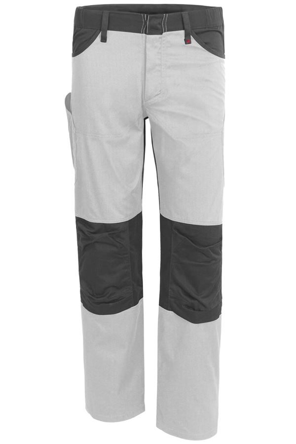 Bundhose QUALITEX X-Serie, weiß/grau, 245 g/m², Gr. 54, Z61938QX454