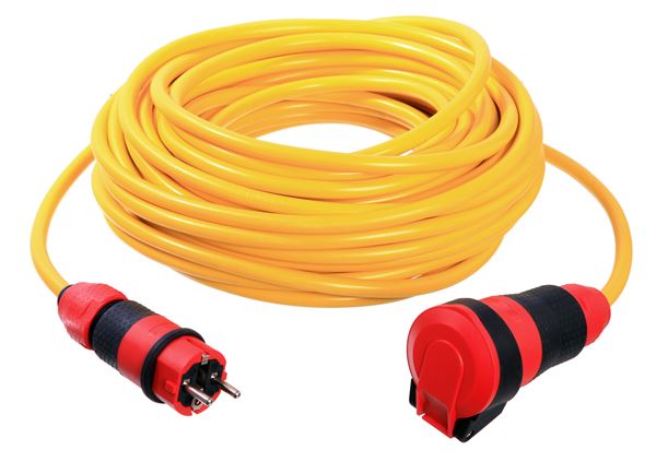 Gradbeni kabel s šuko-ultra vtikačem in vtičnico, 25m K35-N07V3V3-F 3G p= 2,5 mm., Z62273