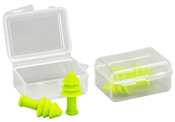 Gehörschutzstöpsel PROFI SILIKON grün, SNR 31dB, EN352-2, 2Paar/Pack = 4Stk, VPE12/144, Z731102