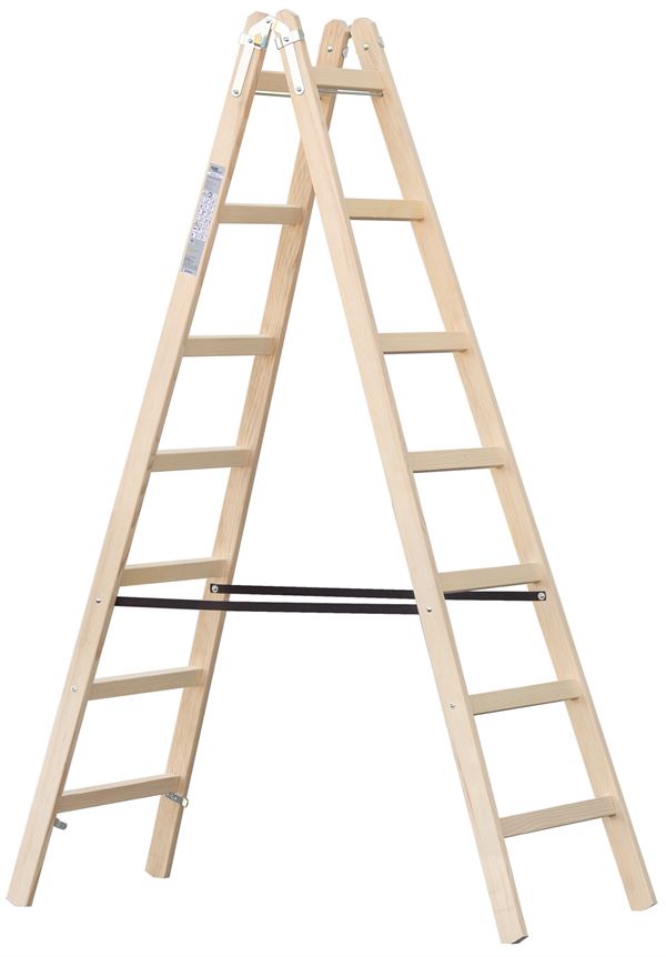 Lesena lestev 7 prečk 2,19x0,56x0,13m, Z7X