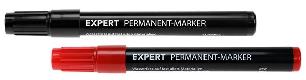Trajni marker Lyra EXPERT črn 1,5-3mm debelina črte 10kos/kart, Z8411010