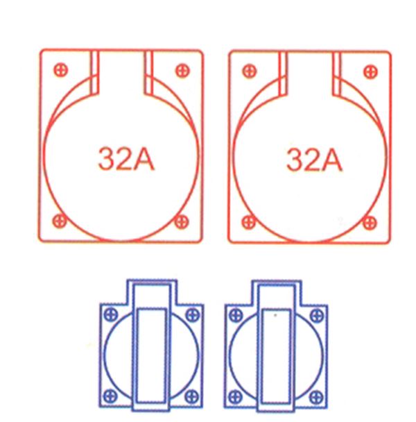 Gumi električni razdelilec RIED IP44 2x5/32 2xSSD GS32/5 Pc, Z9473001