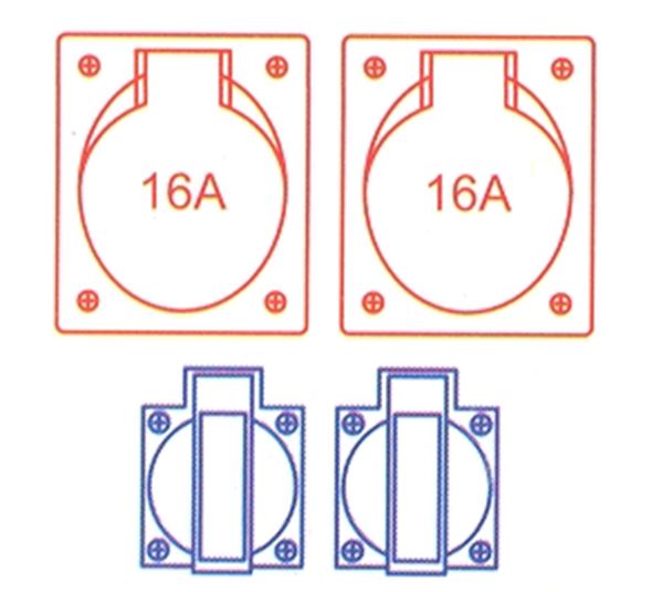 Gumi električni razdelilec RIED IP44 2x5/16 2xSSD GS16/5, Z9473013