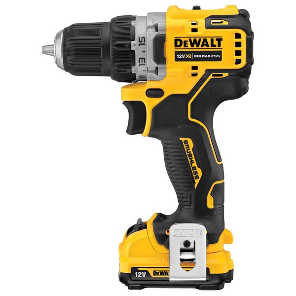 =81= Aku vrtalni vijačnik DEWALT® DCD701D2 12V 2,0Ah Li-Ion, brezkrtačni, vklj. 2 Aku bateriji, ZDCD701D2-QW